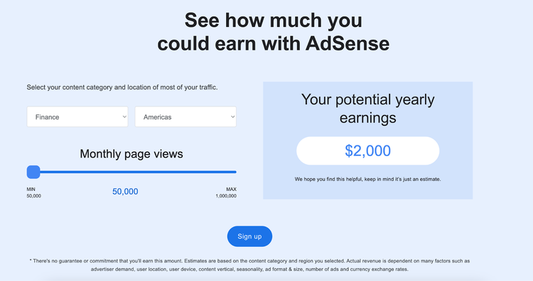 Google AdSense tool shows how much you can make monetizing your blog