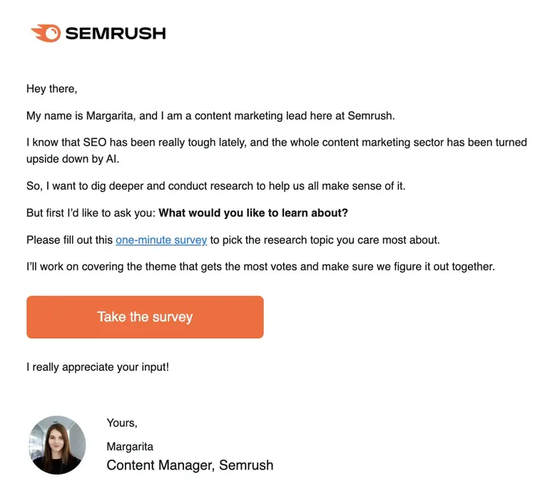 Collecting content ideas from SaaS users