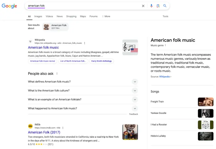 Search results for the query "american folk."