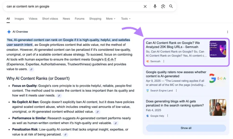Research-driven content examples that is success both in SEO and AEO