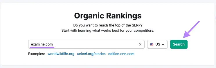 organic rankings