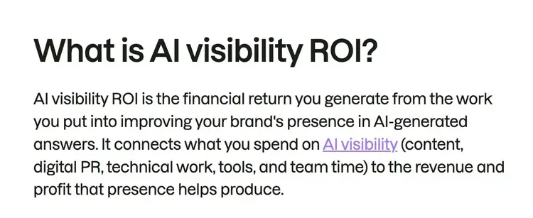 BLUF technique on a blog post by Semrush with a question as a heading answered directly in the paragraph that follows.