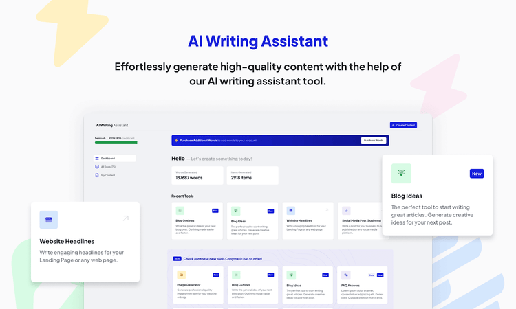AI Writing Assistant tool
