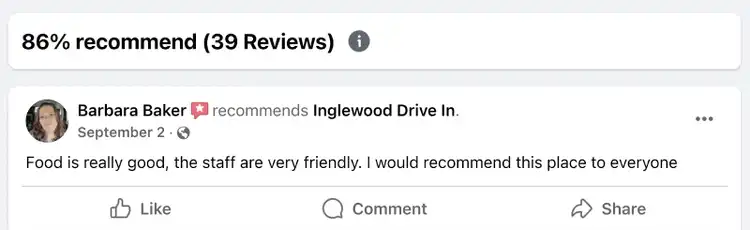facebook page recommendation post