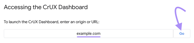 CrUX Dashboard