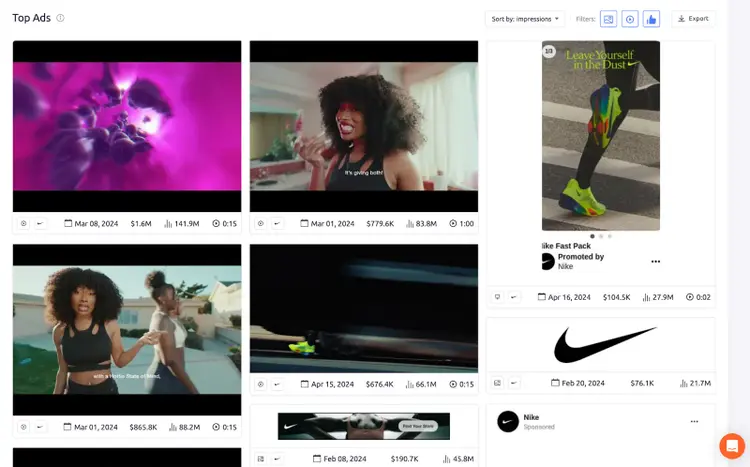 examples of your competitors' digital ads