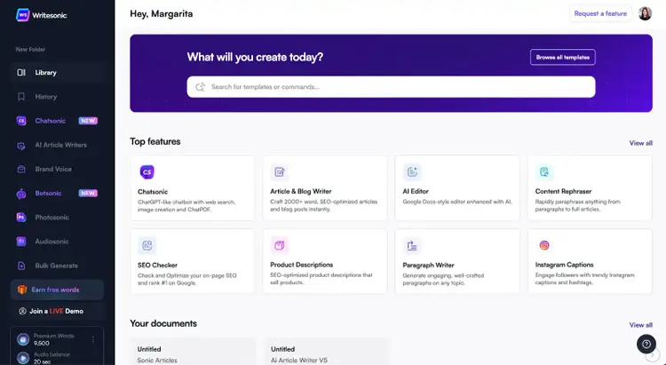 Writesonic: an AI writing tool for scaling your content