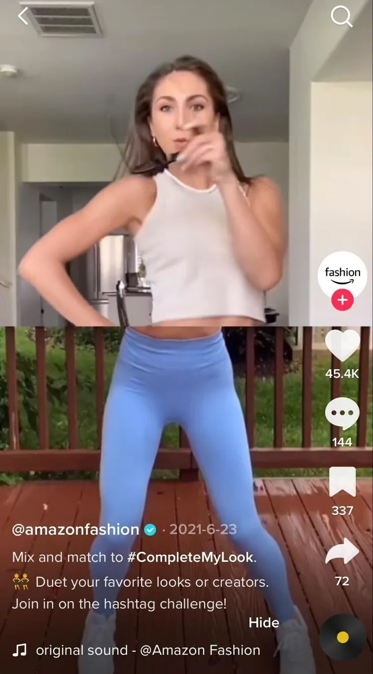 TikTok Amazon Fashion hashtag challenge styling outfit