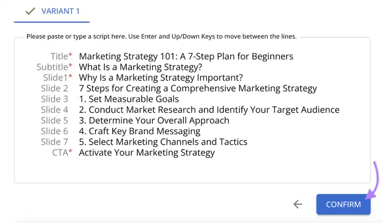 A copy created based on a blog post