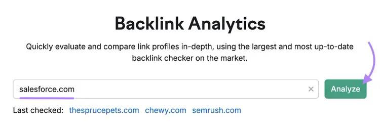 saas domain entered into tool
