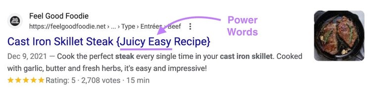 an example of a title with power words