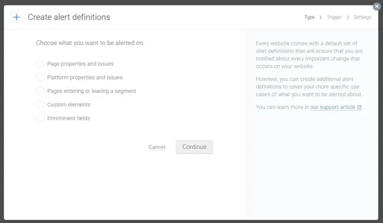 Creating a custom alert on the Conductor monitoring tool.