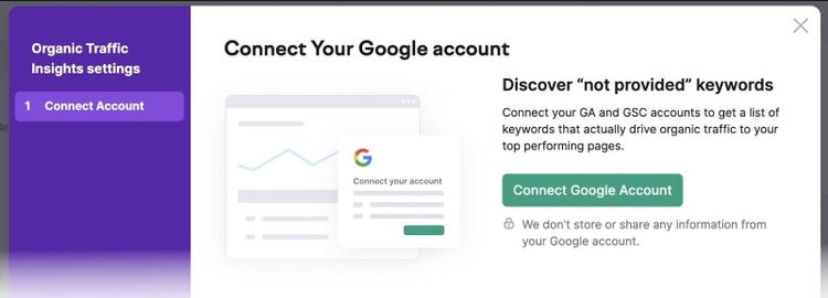 connect your Google account