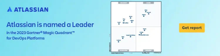 Atlassian’s banner ad for its software