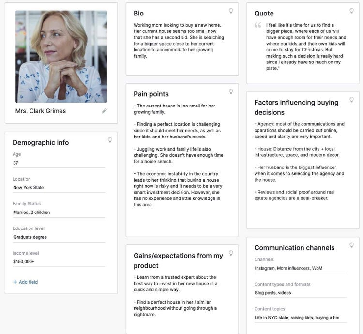 buyer persona template