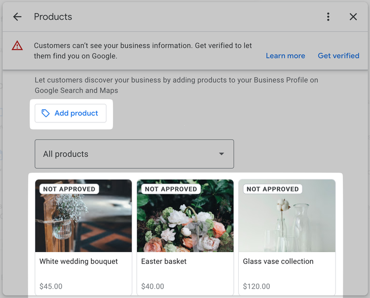 Add or edit images on your product listing