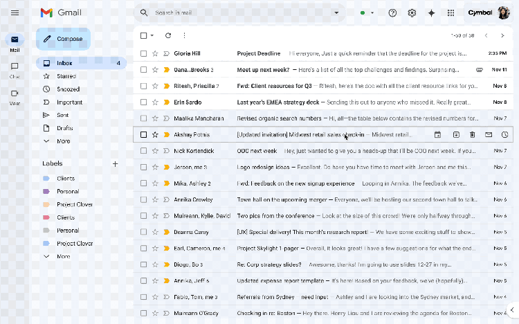 Using Gemini in Gmail