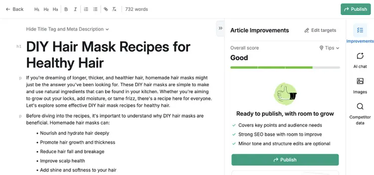 The article is redrafted with new keywords.