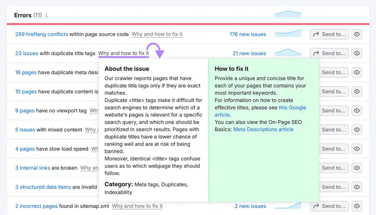 Why and how to fix it link clicked to reveal popup