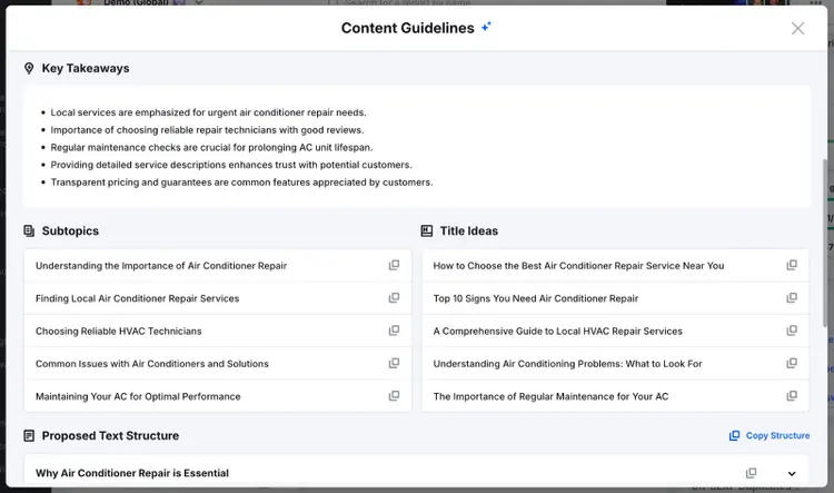 Enterprise AI SEO Features in Semrush - content optimization