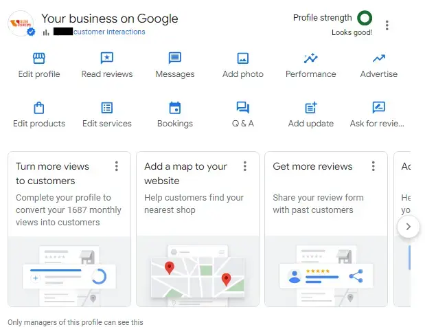 A well-optimized Google Business Profile