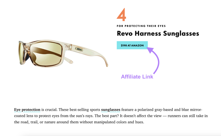 best gift four is sunglasses and a button to shop on amazon. the button is an affiliate link.
