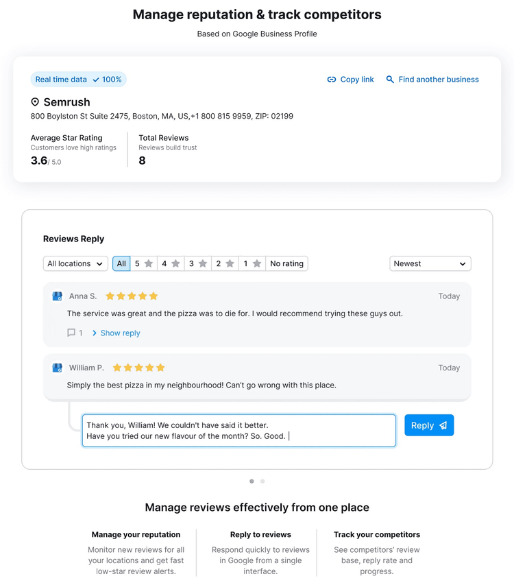 Listing Management tool