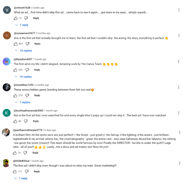“Dil Se, Design Tak” by Canva, comments