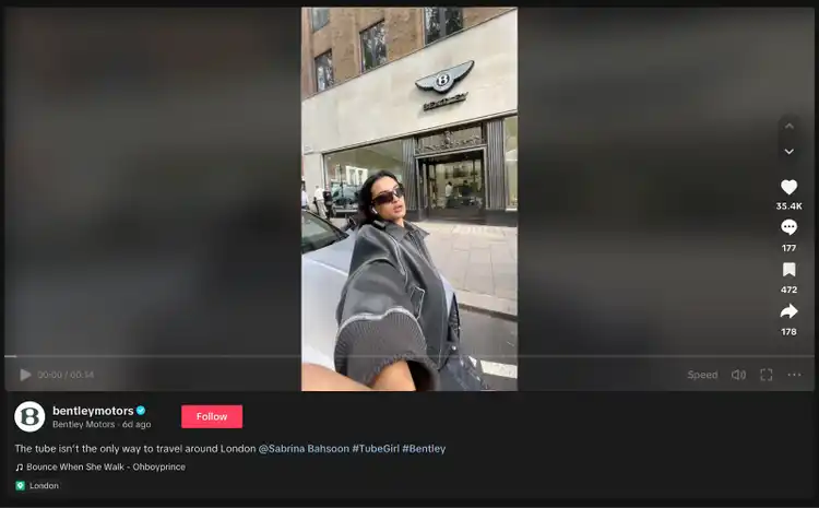 @bentleymotors on TikTok
