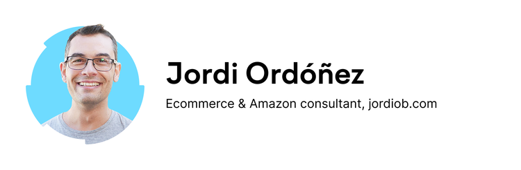 Profile of Jordi Ordóñez, ecommerce and Amazon consultant