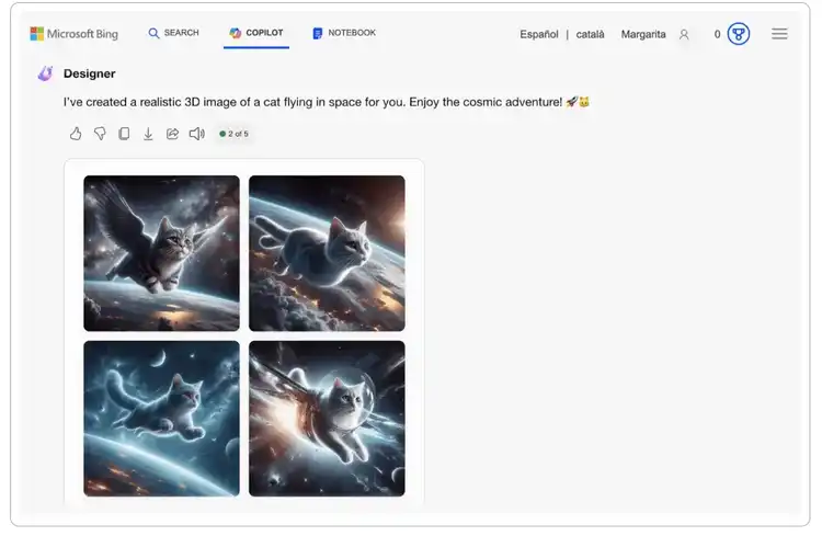 Creating images with Microsoft Copilot