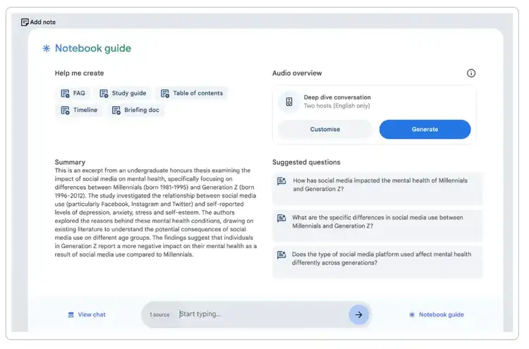 Using NotebookLM