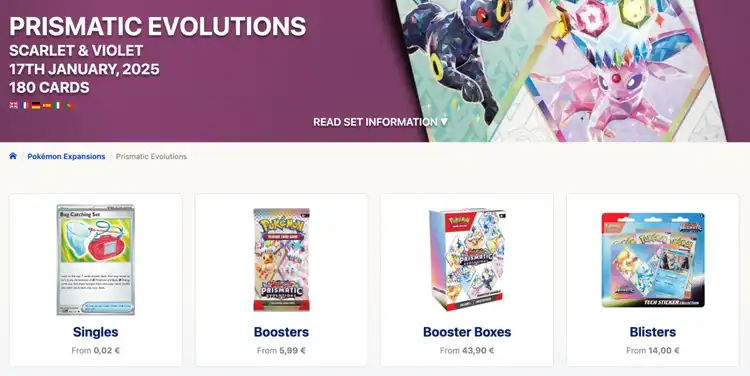 Trading card expansions