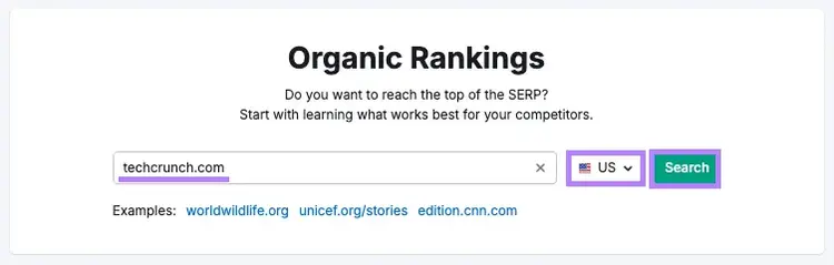 organic rankings