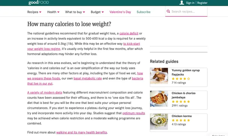 An example of a Q&A-style article section