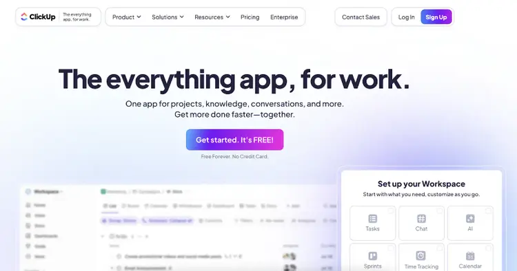 Their recent homepage has large text, cta button, and modern product imagery.