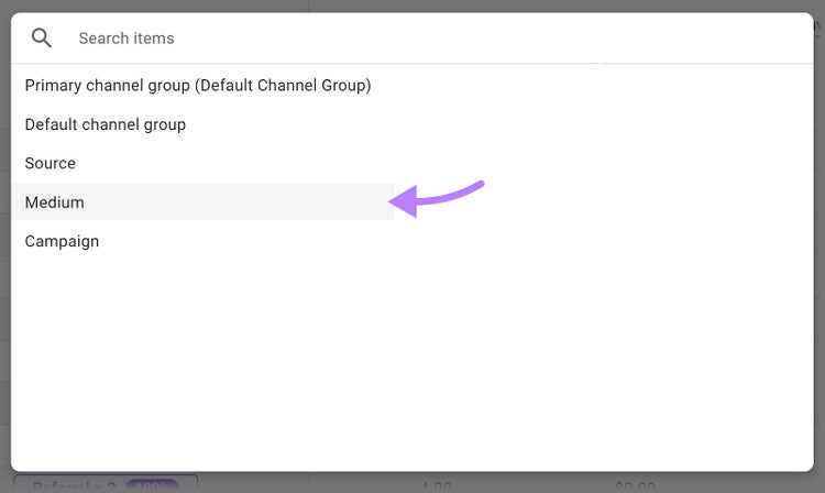 “Medium” option selected from the dialog box