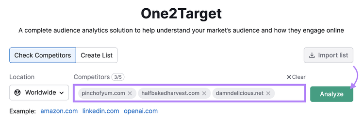 One2Target tool search