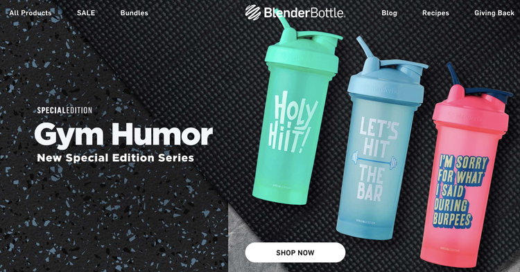 BlenderBottle website