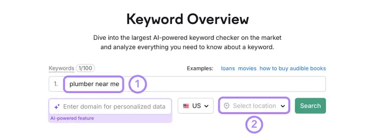 keyword overview tool