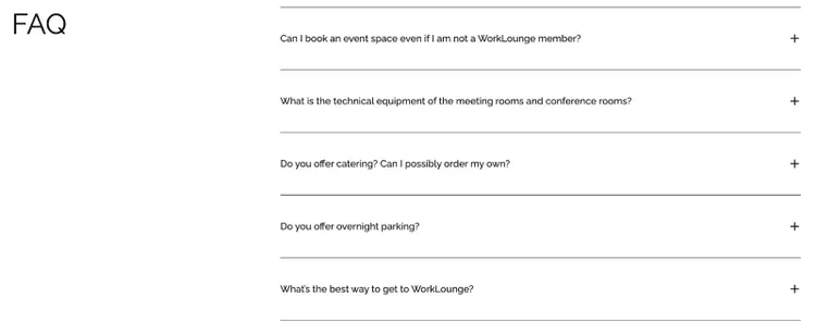 Adding FAQs to site pages