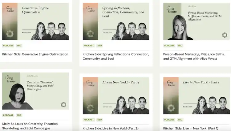 Thought leadership content example from Omniscient