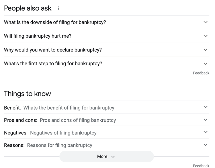 Analyzing SERP for your content pillar