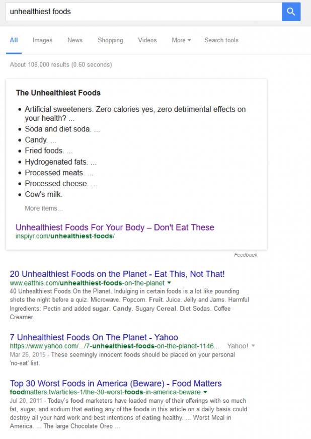 Viraler Artikel auf Platz eins bei Google