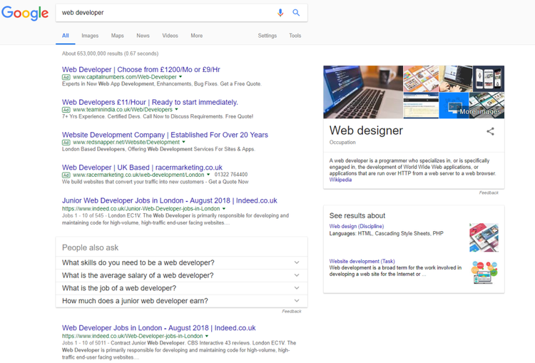 Search results for 'web developer'
