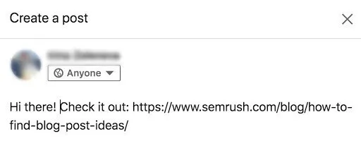An example of readable URL