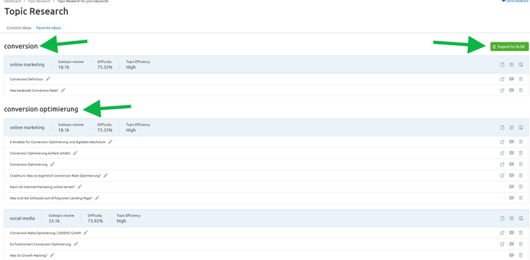 Themenrecherche Tool