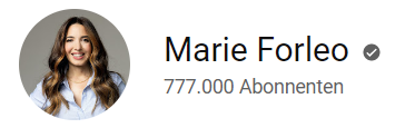 Screenshot: YouTube-Kanal von Marie Forleo