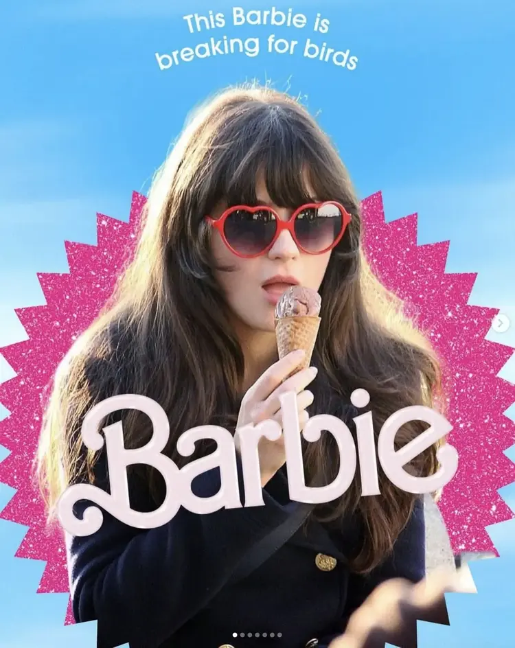 Zooey Deschanel's Barbie Bild