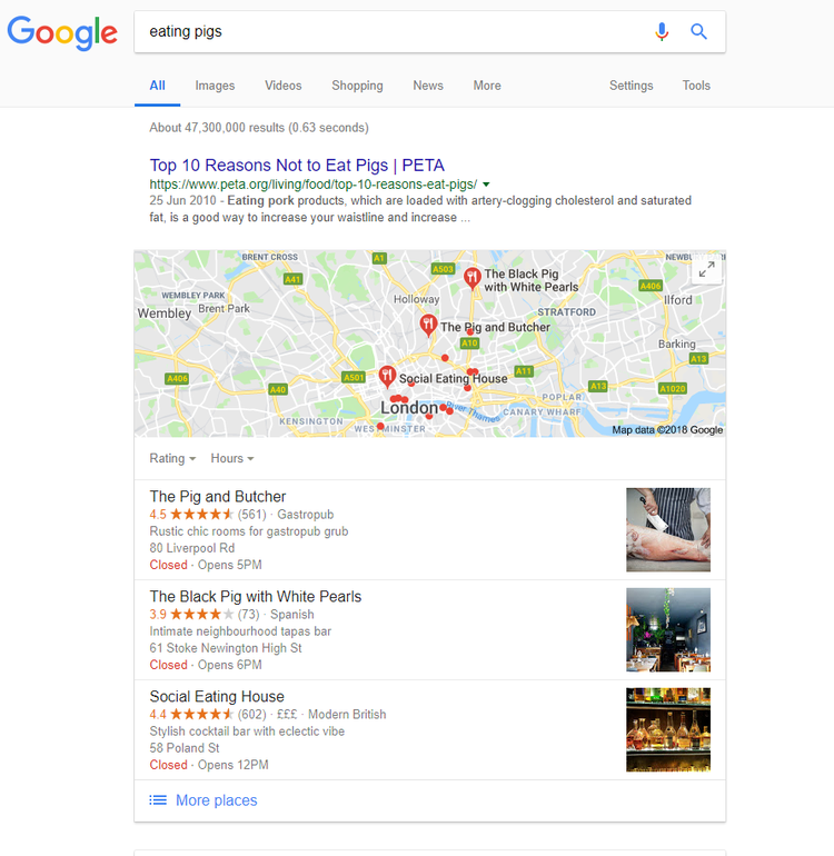 Search results for 'eating pigs'